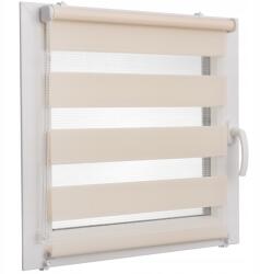 Voppi Nappal és Éjszakai Roló Méretre Készítve 131x150 cm Lazacszínű Fúrás Nélküli Belső Rögzítés (Voppi)