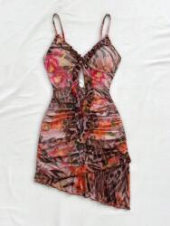 Shein Mintás Mini Ruha Vállpántokkal (M) (612791)