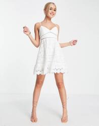 Forever New Fehér Virágos Ruha (38) (545648)