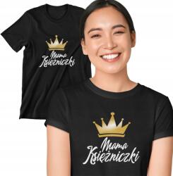 Aradena Női póló nyomtatással Mama, a hercegnő koronája anyák napjára L-es méret (134 L Mama Księżniczki)