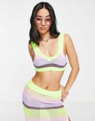 Miss Selfridge Színes Kötött Felső (36-38) (547266)