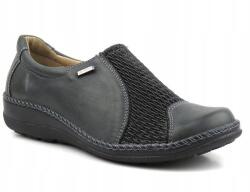 Helios Női Félcipő Helios 714 Bőr Elasztikus Sztreccs (714)