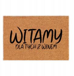 TabPrint Vicces "Üdvözlünk" mintás Lábtörlő 40x60 cm-es méretben, többféle dizájn (60x90 wycieraczka_kokosowa)