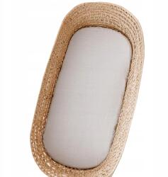 Muminky Muszlin lepedő Babakocsihoz Gumis 40x80cm Szürke (Muminky)