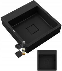 Granitan Egymedencés Mosogató Gránit Skandináv Fekete Farmer Tavo Szifon (TAVO23214)