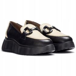 Wonders Női sportcipő Wonders A-3604 Montreal Negro/cream fekete Bőr MÉRET37 (A-3604)