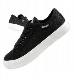 Lee Cooper Női sportcipő Lee Cooper méret39 csillámos csipkés fekete (LCW-25-31-3421)