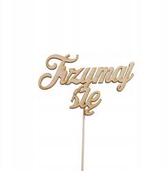 Klepkomania topper torta felirat: "Tarts ki! (BSTP540)