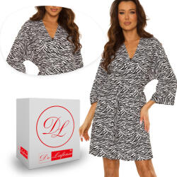 De Lafense Klasszikus fürdőköpeny mintás De Lafense 751 Savannah fekete fehér L (32926807510323300)