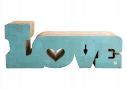 Kapak Drapak Legowisko Dla Kota Corko Premium Love macskakaparó és fekhely egyben (Corko Premium LOVE jasny turkus)