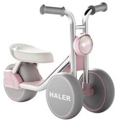 Gyerek tricikli, Alista Home, Egyensúlygyakorló, 1-6 éves korig, LED világítás, Pedálok nélkül, Műanyag, 7, 8 cm kerekek, Teherbírás 50 kg, 43 x 58 x 35 cm, Rózsaszín