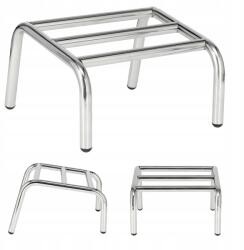 Calissimo Fodrász lábtartó csúszásgátló létra króm steper (POD-N-25)