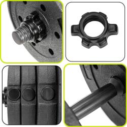 SPRINGOS ActiGet kompozit kézi súlyzó szett 20kg (ACT0112)