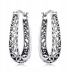 M. Jopek Ezüst Fülbevaló 925 Ezüst Klasszikus Áttört Mintás Gyönyörű M. Jopek