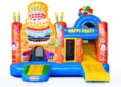 Leziter Happy party ugrálóvár 5, 2x4, 8x4m