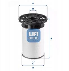UFI Szűrő Pal. ducato 2.3 Multijet 18-