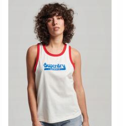 Superdry Krémszínű Logózott Felső (42) (575388)