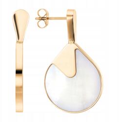 Energetix Női mágneses fülbevaló gyöngyház arany színű sebészeti acélból (8437-1)