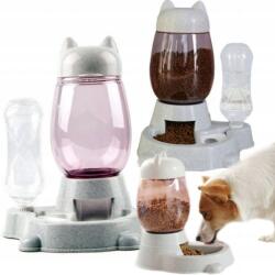  Víz- És Eledeladagoló Automata Macska- És Kutyatál Itató Adagoló 2IN1 (PODAJNIK WODY I KARMY AUTOMATYCZNY)
