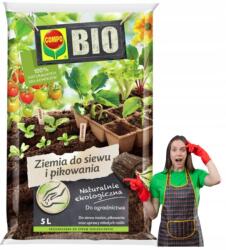 COMPO Vetési és foltvarrási föld 5L Ideális táptalaj fiatal növények számára (3806)