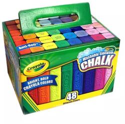 Crayola Crayola: Lemosható aszfaltkréta 48 db-os készlet dobozban (51-2048)