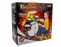 click4TOYS Nagy Gyerek Dob Szett Zenei Játék 6 Dob 2 Cin Tartó (CDS-1-BLUE)