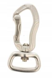 Kacperek Karabiner 25x70mm Kapocs 400kg Ezüst póráz (Karabinek 400kg)