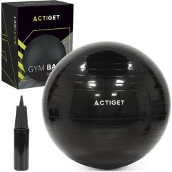 Springos ActiGet Fitness labda Pumpával 75cm - Fekete (ACT0146)