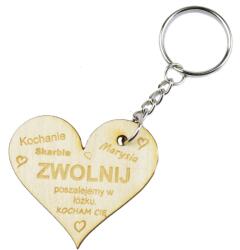  Kulcstartó gravírozással ajándékba 5cm (32033)