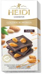 HEIDI Keserű Csokoládé Karamellizált Mandula Darabokkal 100g (5941021016401)