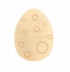 Clanstore Fa Fagyas Pisanka Tojás Dísz Körök Mintával Húsvéti Dekoráció 5CM (G1475)