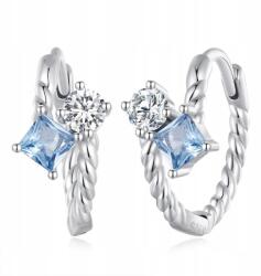 M. Jopek Ezüst Fülbevaló 925-ÖS Ezüst Karika Kristály M. Jopek