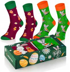 Intenso Húsvéti Férfi Zokni Szett 2 Pár Ajándékba Csirke Tojás Nyúl (2PAK_M2_WLKNC25)