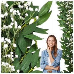 Griny Mesterséges Girland Gipsz Kása Fehér Keresztelőáldozás Esküvő Dekoráció (Griny)