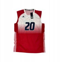 adidas Piros Usa 20 Adidas Röplabda póló L-es méret (KN1/86-23)