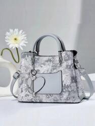 Shein Szürke Mintás Kézitáska (612573)