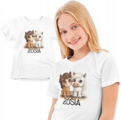 Aradena Gyerek Póló Fekete Fehér nyomattal Ló Név Születésnap 110 (138 4 Koń Imię)