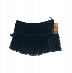 Rövid fekete mini szoknya, női, Shirley L (KN1/82-34)