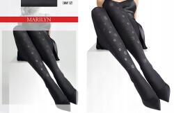 Marilyn Női hópehely csillag mintás harisnyanadrág Marilyn Emmy X21 fekete Black 1/2 (5905168198017)
