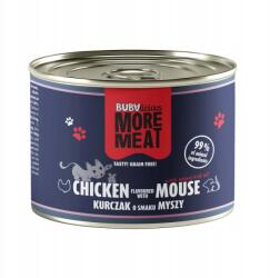 Buba licious Csirke és egér Nedves macskaeledel 185g