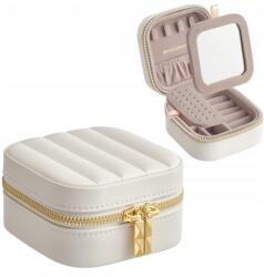 SONGMICS Utazó kis ékszerdoboz rendszerező ideális ajándék utazáshoz (JBC179W01)