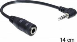 Delock Cablu audio Delock Stereo 2.5 mm T in unghi la 3.5 mm M 14 cm (65397)