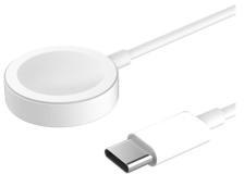 Gigapack Asztali töltő Type-C (wireless, gyorstöltő, 100cm, Apple Watch töltő) FEHÉR (124555)