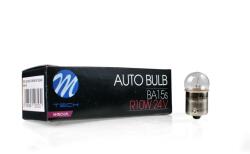 m-tech 24V, R10W, BA15s halogén izzó - 1db