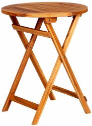 LODGE összecsukható bisztró asztal Ø 58 cm, natúr (000000001000448827)