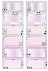 Starpak Kitty cicás 6 db-os füzetcímke (559536) (559536) - pepita