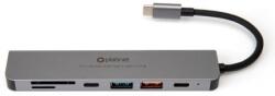 Platinet Docking Station Omega PLATINET 7IN1, Gray (PMH9997B)