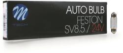 m-tech 24V, C10W, SV8.5, 11x36mm halogén izzó - 1db