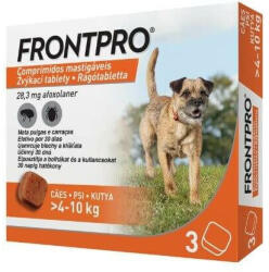 FRONTPRO Comprimat masticabil pentru câini S 4-10 kg 3x28 mg