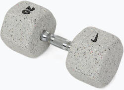 Nike Strength Gantera cauciucată Nike Strength Grind Hex Dumbbell 20 kg wolf grey